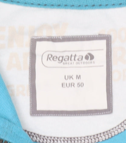 Mens UK Size M Regatta Blue Pullover Sweatshirt
