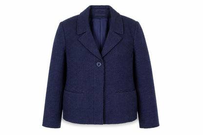 Womens UK Size 12 Viyella Regular Blue Blazer