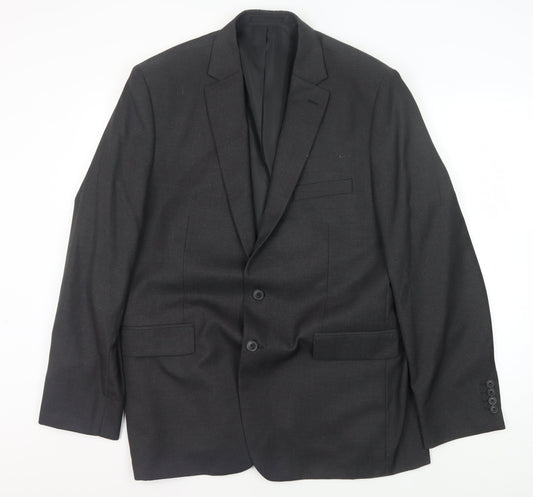 Mens UK Size 46 Moss Esq. Regular Grey Suit Jacket