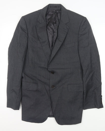 Mens UK Size 40 Jaeger Regular Grey Suit Jacket