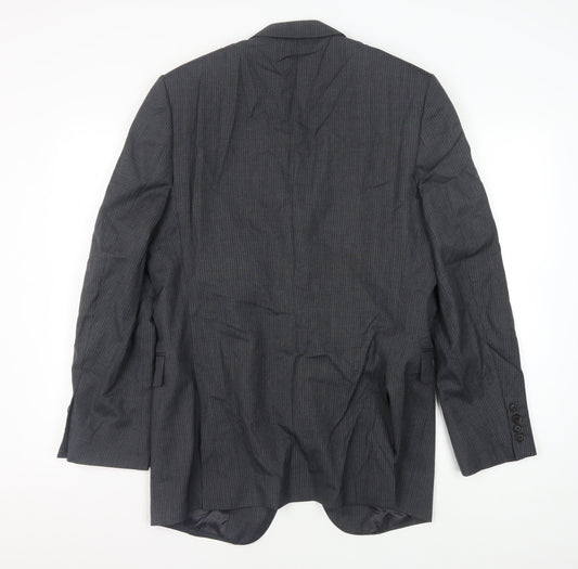 Mens UK Size 40 Jaeger Regular Grey Suit Jacket