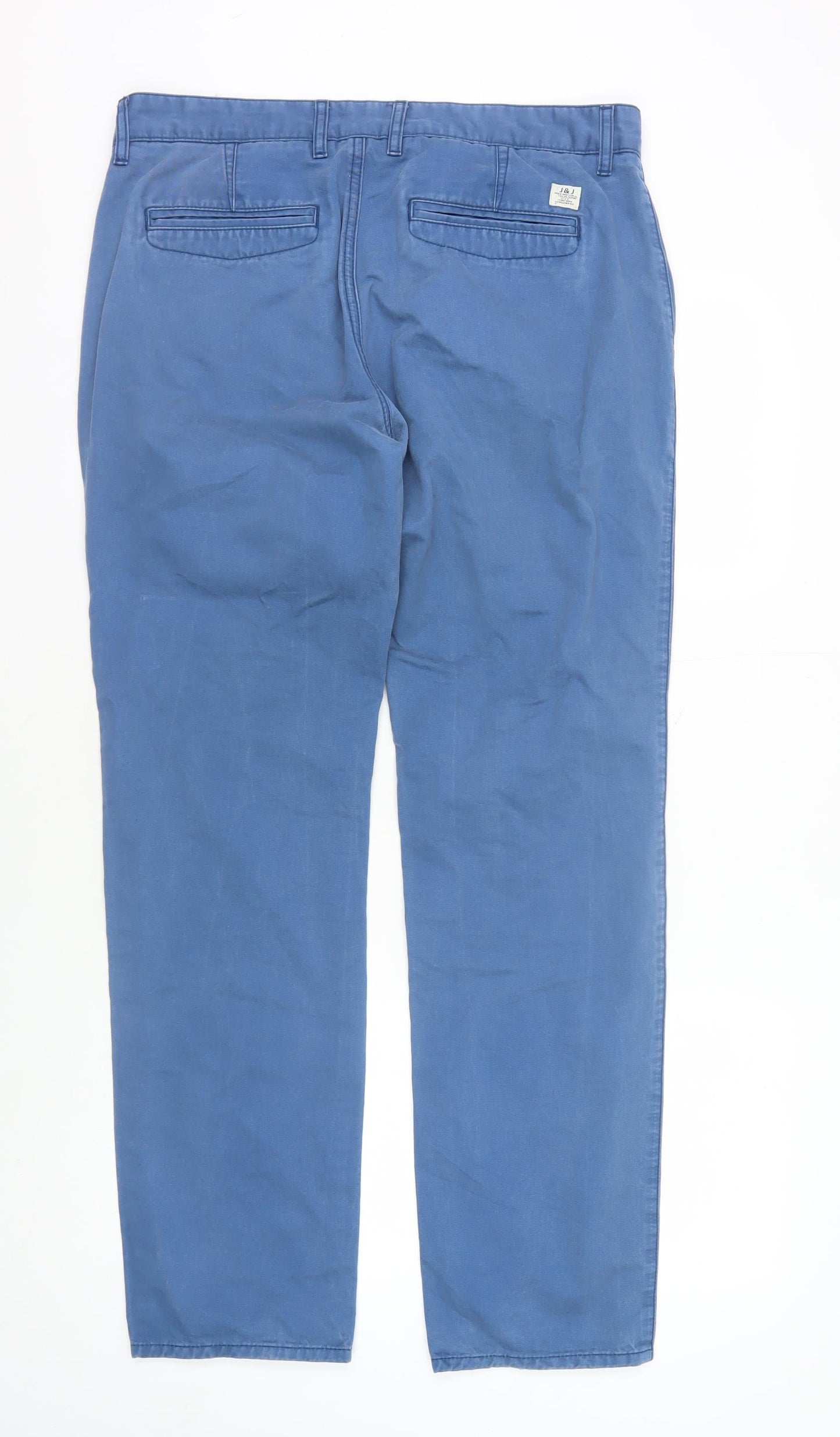 Jack & Jones Men's Blue Chino Trousers 34"W 32"L