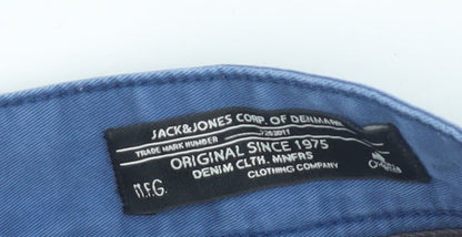 Jack & Jones Men's Blue Chino Trousers 34"W 32"L
