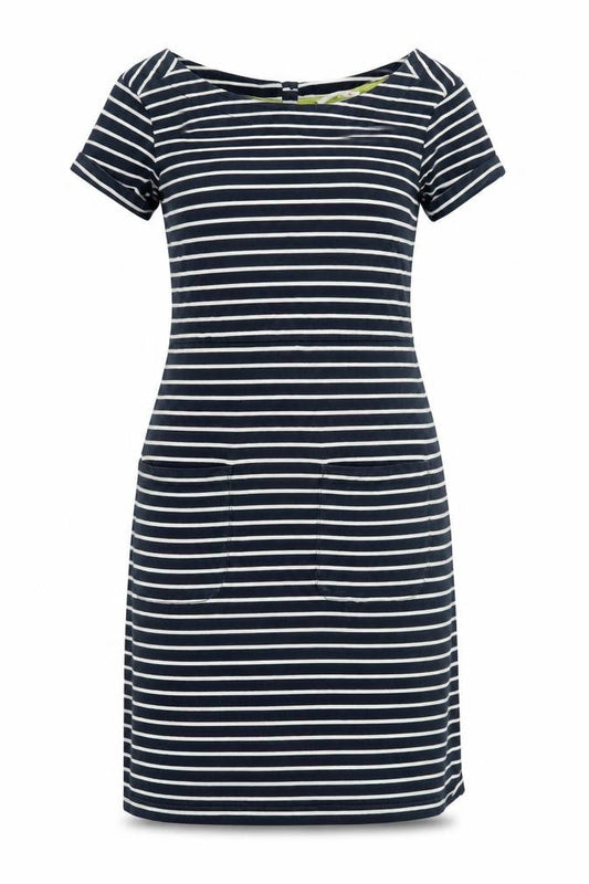 White Stuff Women's Black Striped Dress Size 8