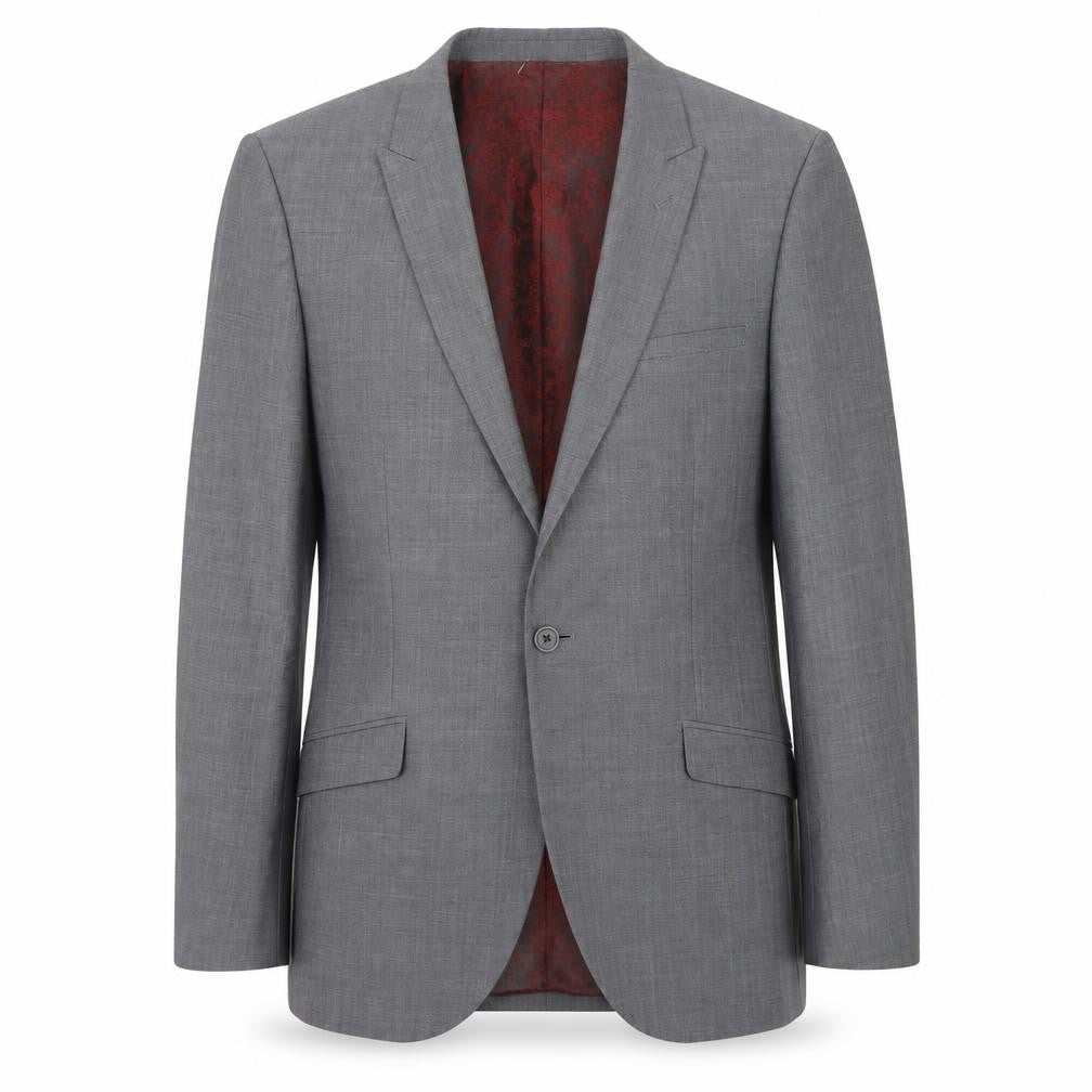 Mens UK Size 40 Ted Baker Regular Grey Suit Jacket