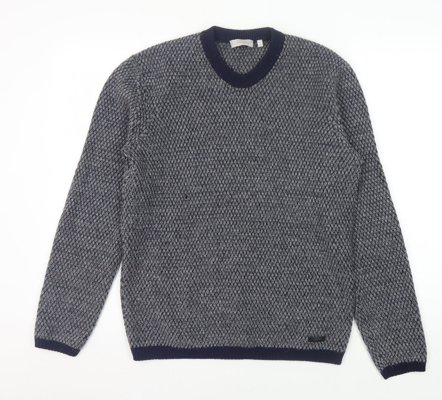 Calvin Klein Men's Blue Pullover Jumper, Size M