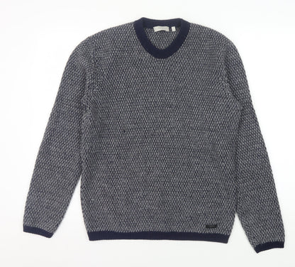 Calvin Klein Men's Blue Pullover Jumper, Size M