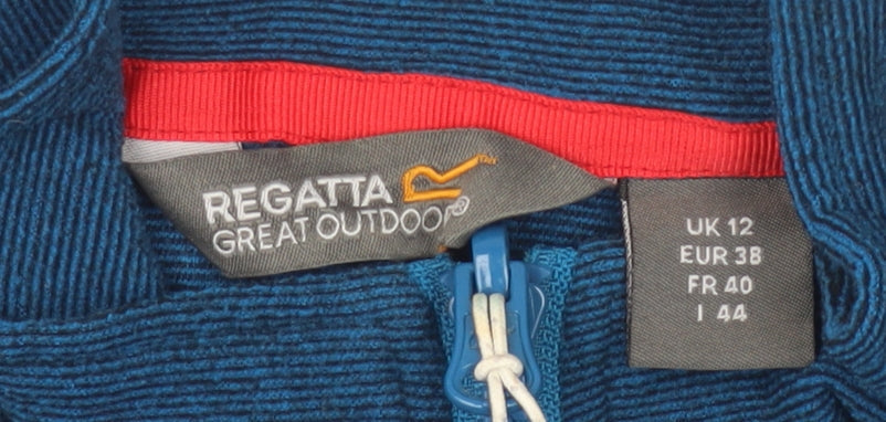Regatta Women's Blue Mid-Length Jacket, Size 12