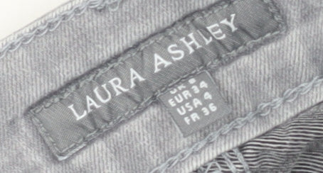 Laura Ashley Women's Grey Jeans - Size 6