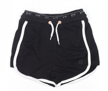 Firetrap Girls' Black Athletic Shorts 7-8 Years
