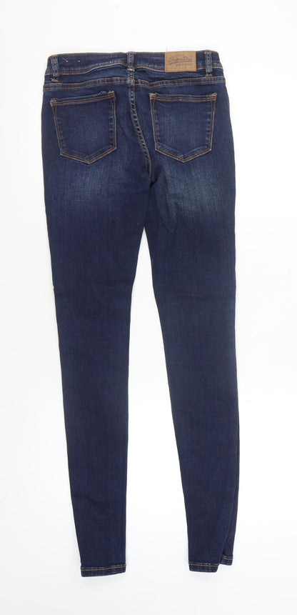 Womens UK Size 25W/32L Superdry  Jegging Blue Jeans