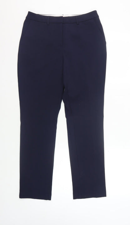 Womens UK Size 8 Jasper Conran Slim Fit Business Formal Blue Trousers