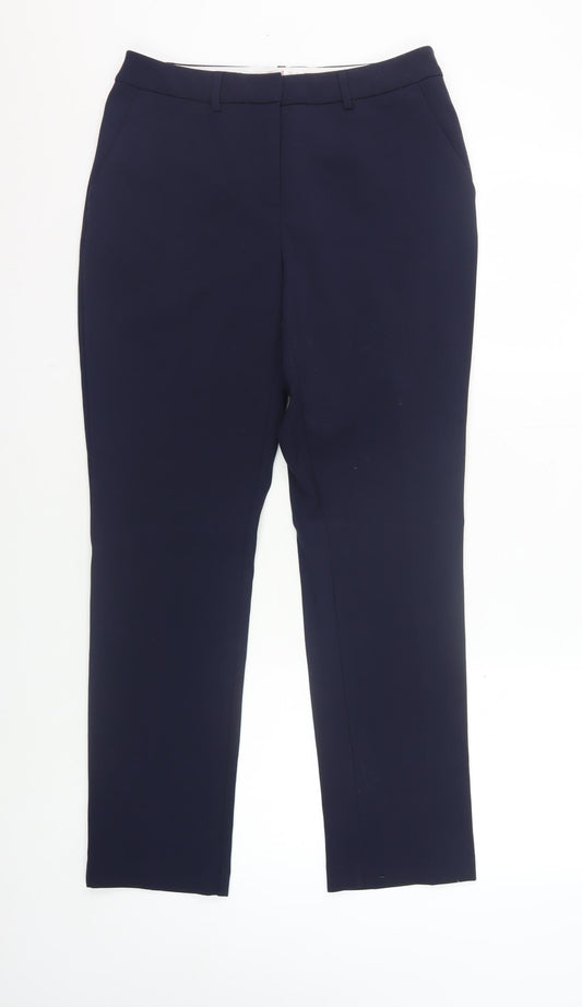 Womens UK Size 8 Jasper Conran Slim Fit Business Formal Blue Trousers