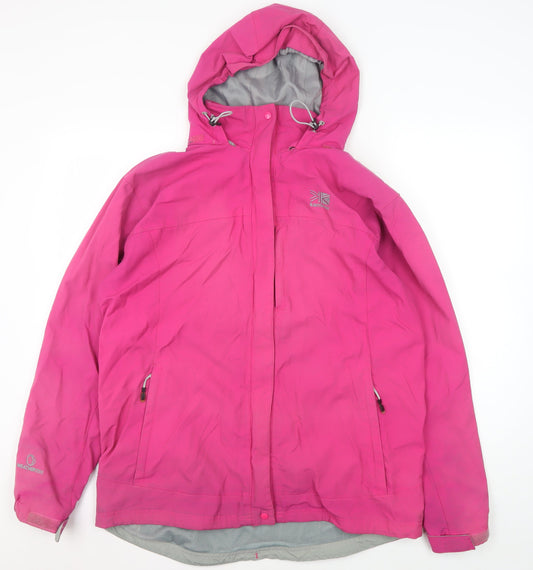 Karrimor Women's Pink Waterproof Anorak Jacket Size 14