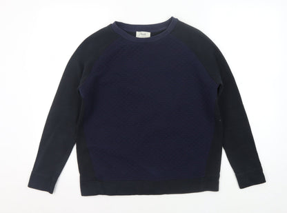 Mens UK Size XS Hush Black Pullover Sweatshirt