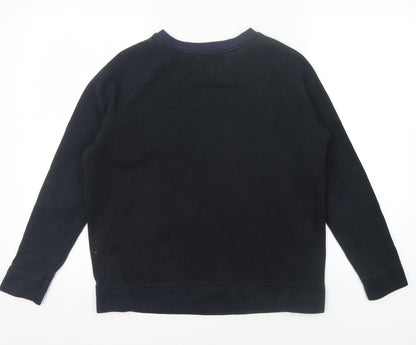 Mens UK Size XS Hush Black Pullover Sweatshirt