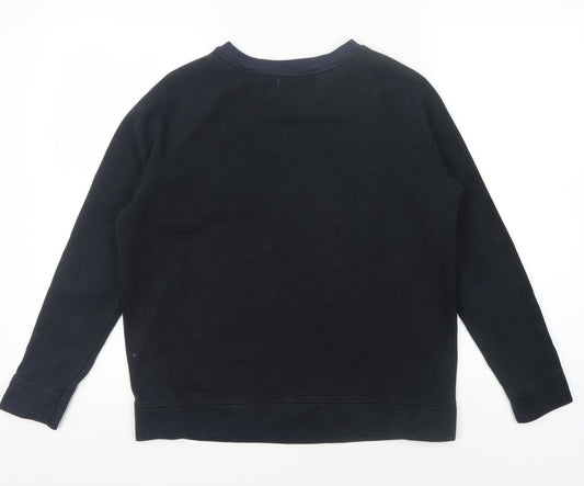 Mens UK Size XS Hush Black Pullover Sweatshirt