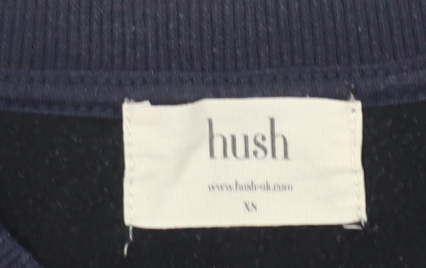Mens UK Size XS Hush Black Pullover Sweatshirt