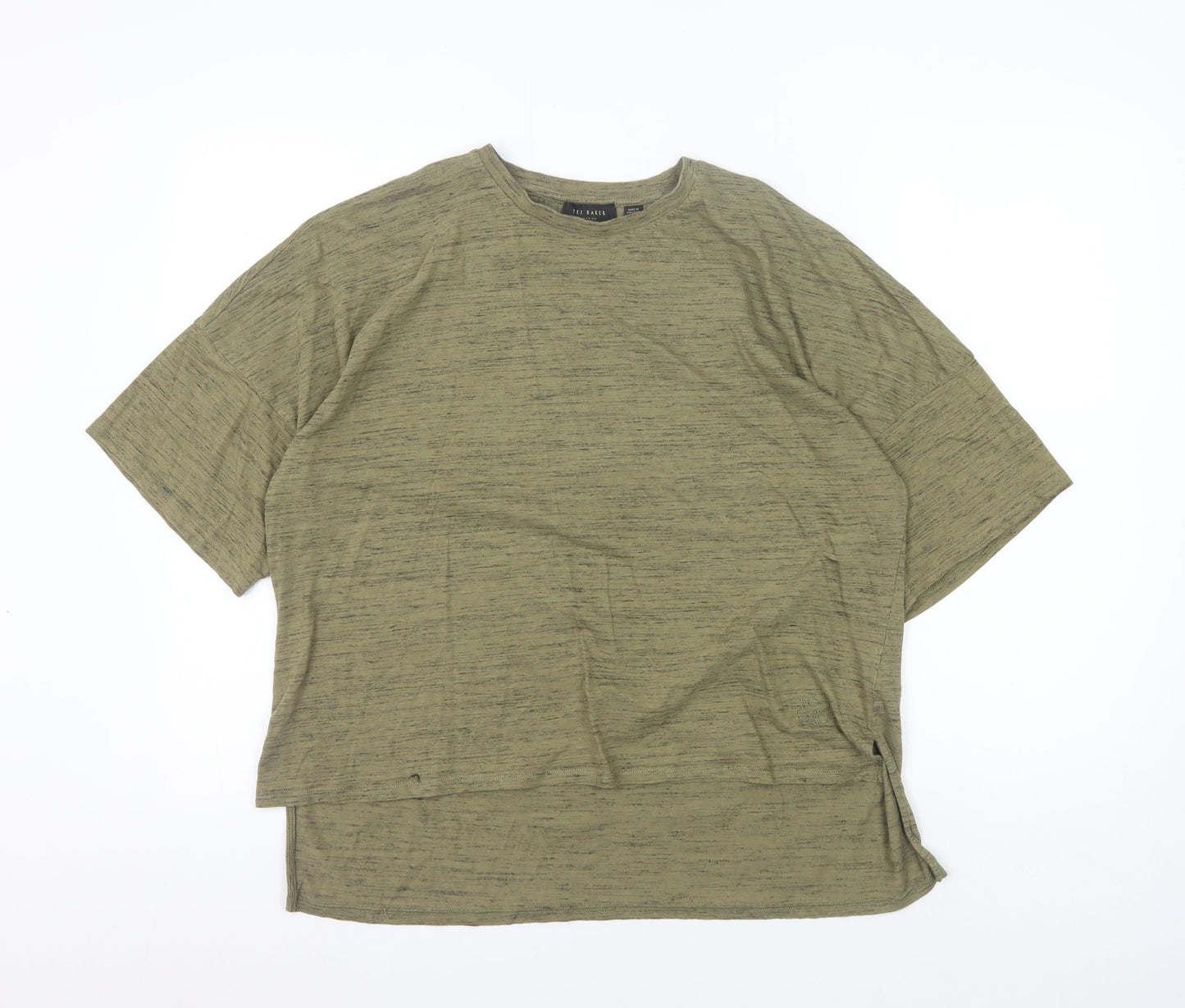 Unisex Adults UK Size M Ted Baker Green Basic T-Shirt