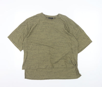 Unisex Adults UK Size M Ted Baker Green Basic T-Shirt
