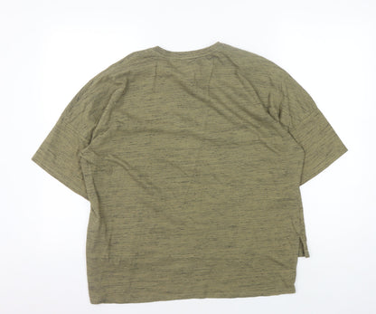 Unisex Adults UK Size M Ted Baker Green Basic T-Shirt