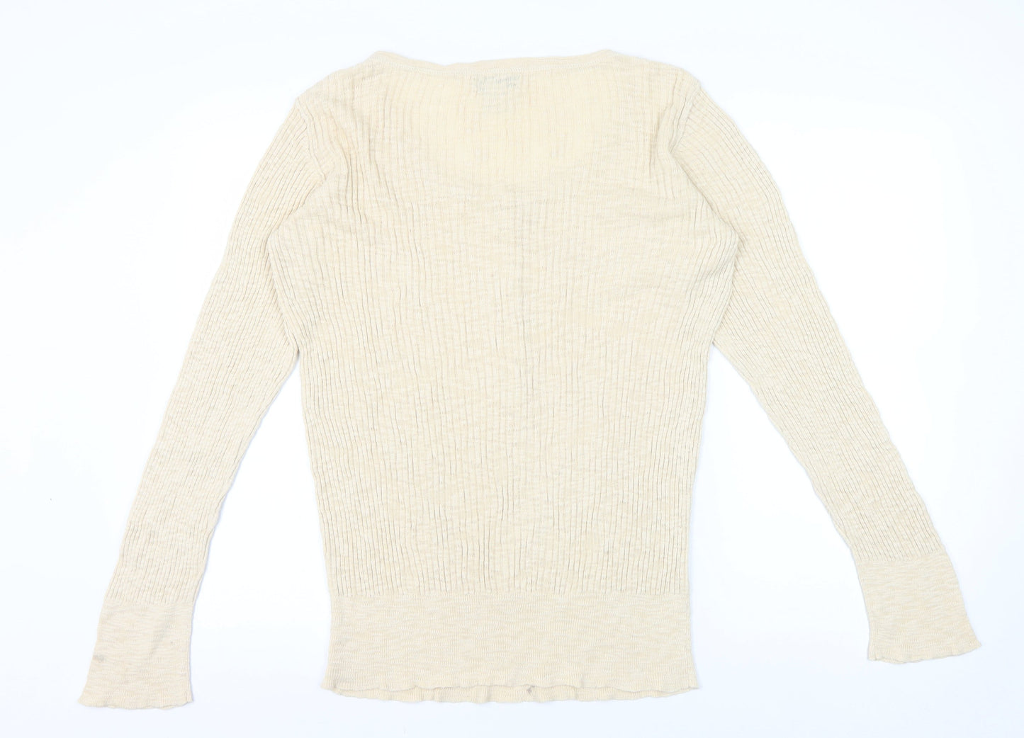 Banana Republic Women's Beige XL Button-Up Top