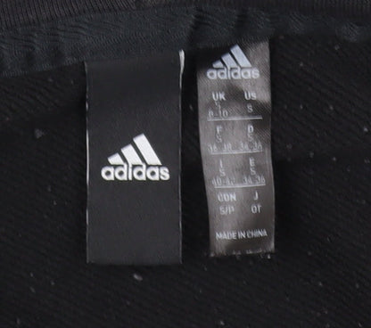 Adidas Women's Black Full Zip Hoodie Size 10