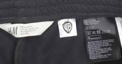 H&M Girls Black Jogger Trousers, Size 10, Looney Tunes Tweety