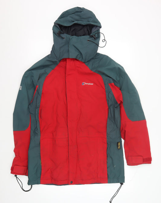 Berghaus Women's Red Green Anorak Jacket Size 12