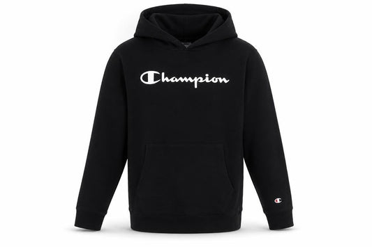 Champion Boys Black Pullover Hoodie XL with Logo
