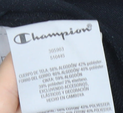 Champion Boys Black Pullover Hoodie XL with Logo