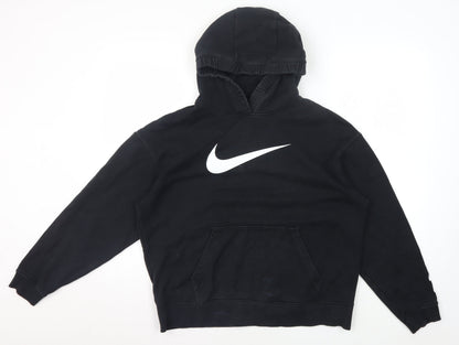 Mens UK Size M Nike Black Pullover Hoodie