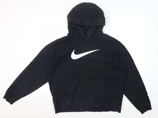 Mens UK Size M Nike Black Pullover Hoodie