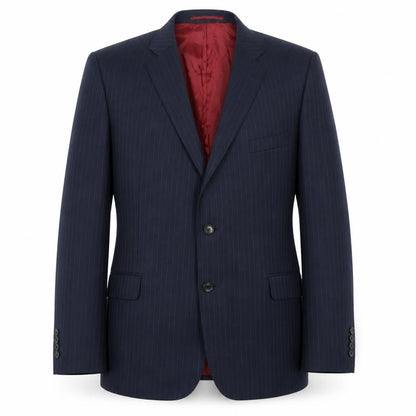 Mens UK Size 44 Moss Bros Regular Blue Suit Jacket