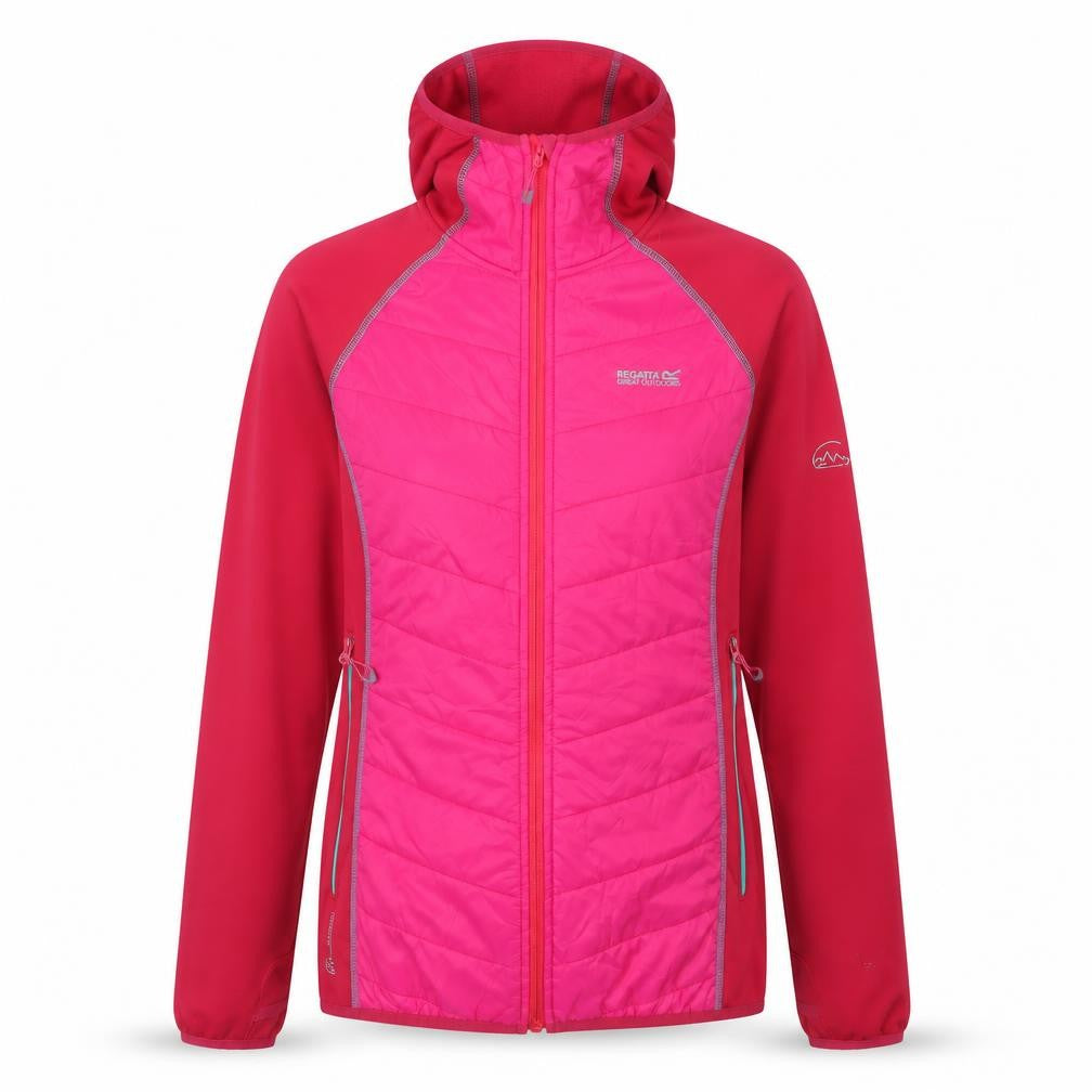 Front view of Regatta Women's Red Basic Jacket, size 10