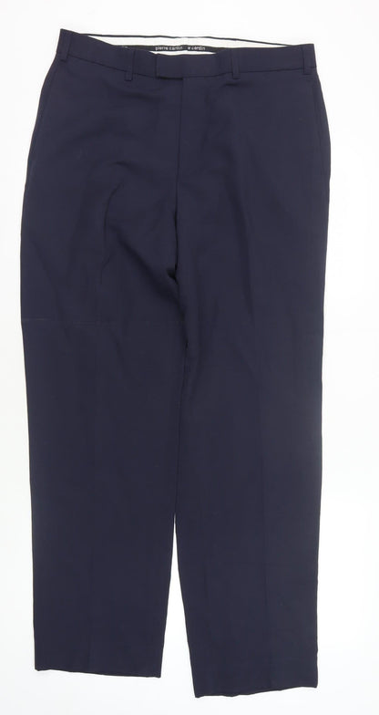 Pierre Cardin Men's Blue Dress Pants 34R