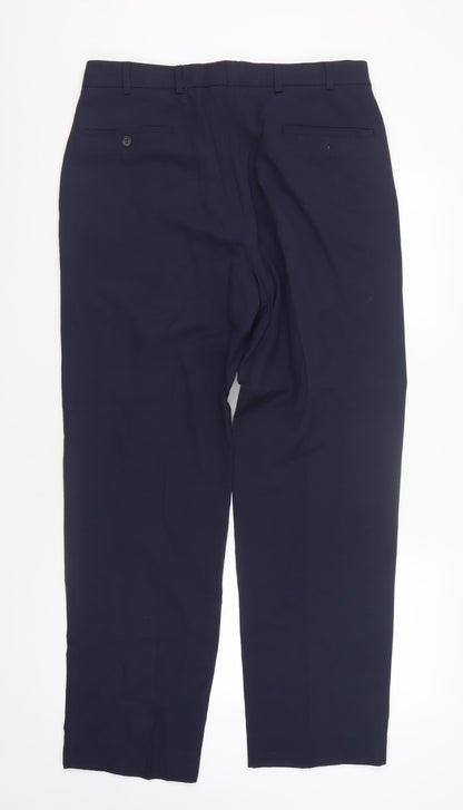 Pierre Cardin Men's Blue Dress Pants 34R