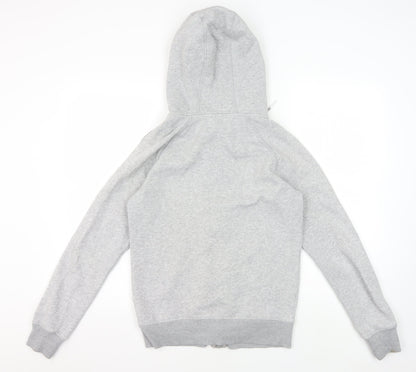 Adidas Women's Grey Full Zip Hoodie Size 12