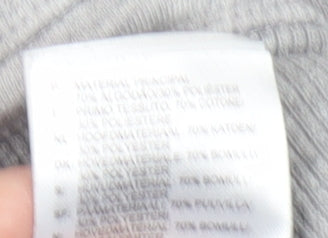 Adidas Women's Grey Full Zip Hoodie Size 12