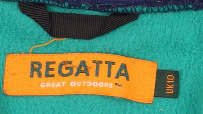 Womens UK Size 10 Regatta Green Hooded