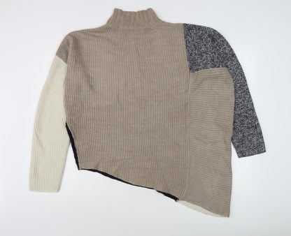 Womens UK Size S NEXT Beige Pullover Jumper
