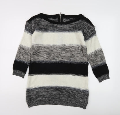 Womens UK Size 8 River Island Black Pullover Jumper