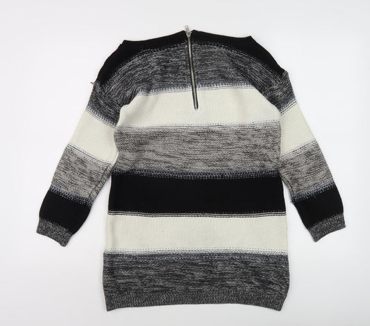 Womens UK Size 8 River Island Black Pullover Jumper