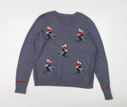 Abercrombie & Fitch Grey Ski Jumper L Men’s Winter Pullover