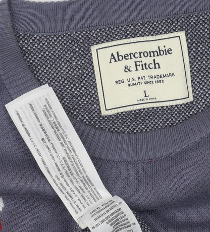 Abercrombie & Fitch Grey Ski Jumper L Men’s Winter Pullover