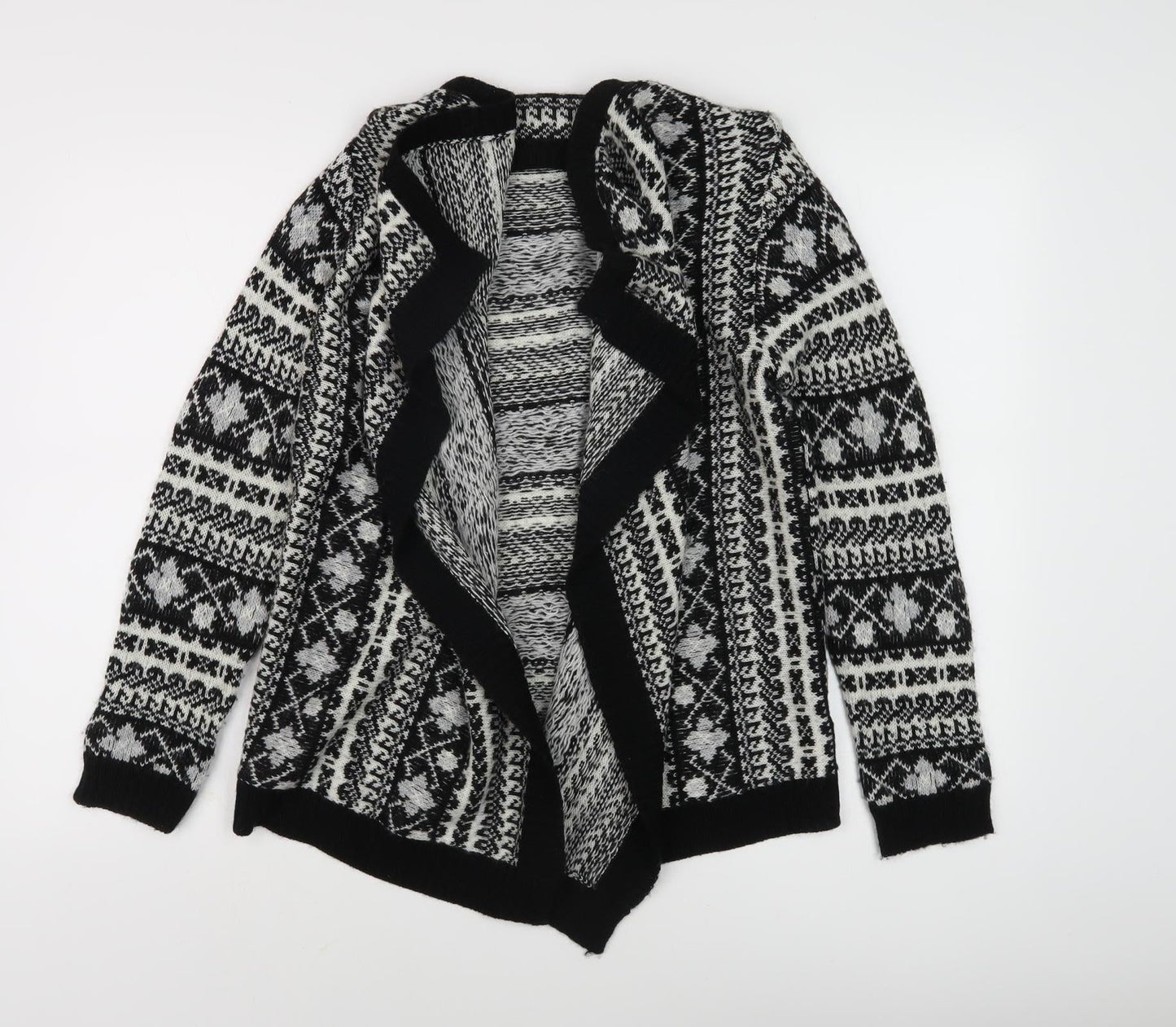 Womens UK Size M Oasis Black Cardigan Jumper