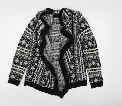 Womens UK Size M Oasis Black Cardigan Jumper