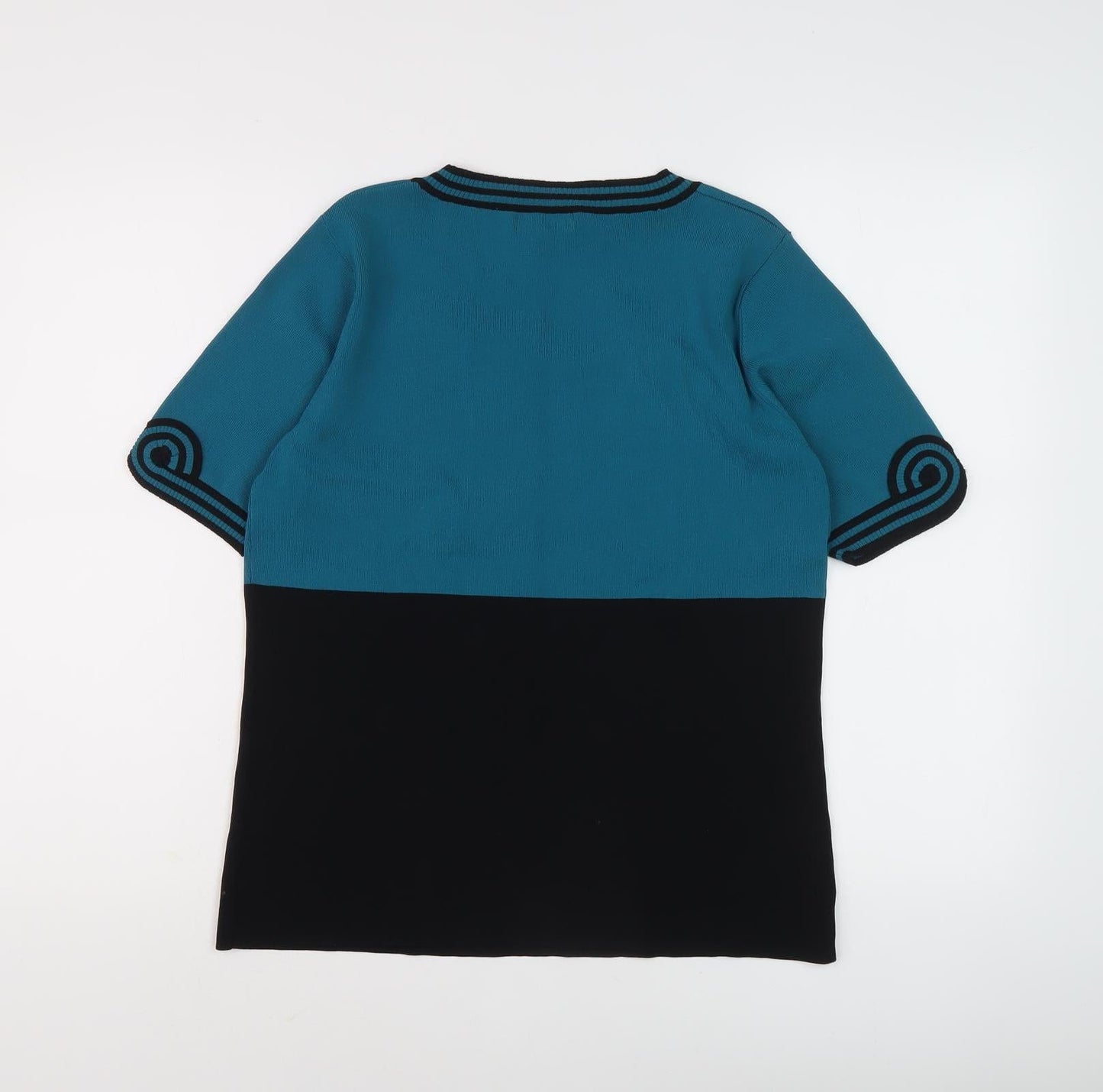 Womens UK Size S Sky Designs Blue Tunic Jumper