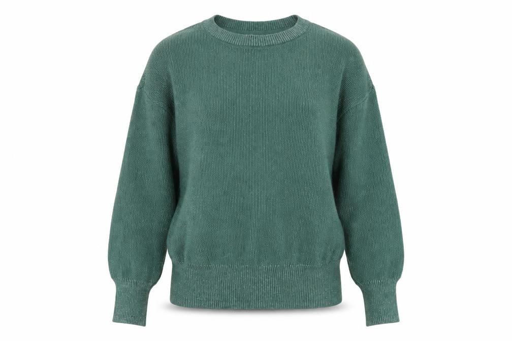 Front view of Gap Kids Green Crew Neck jumper, size 8