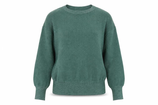 Front view of Gap Kids Green Crew Neck jumper, size 8
